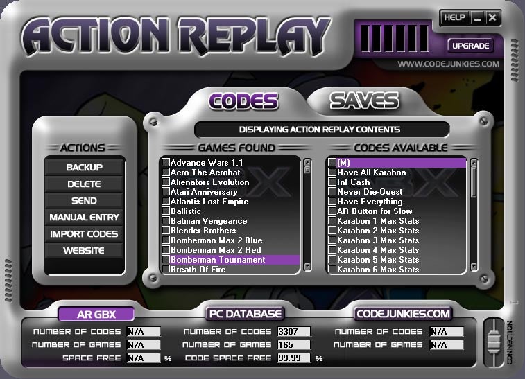 action replay codes converter cc